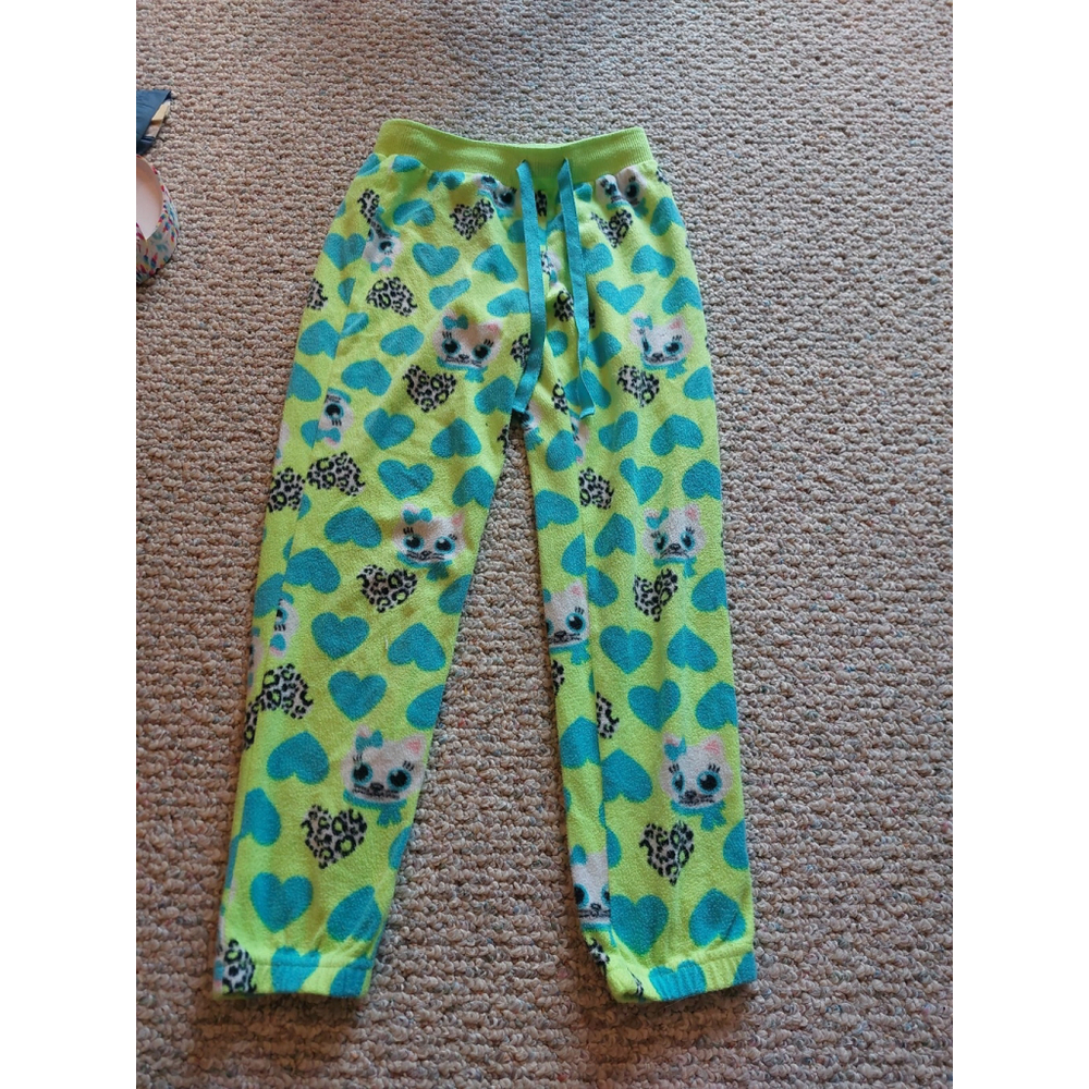 Girls Sleep Pants Size 8 From Justice, Preowned